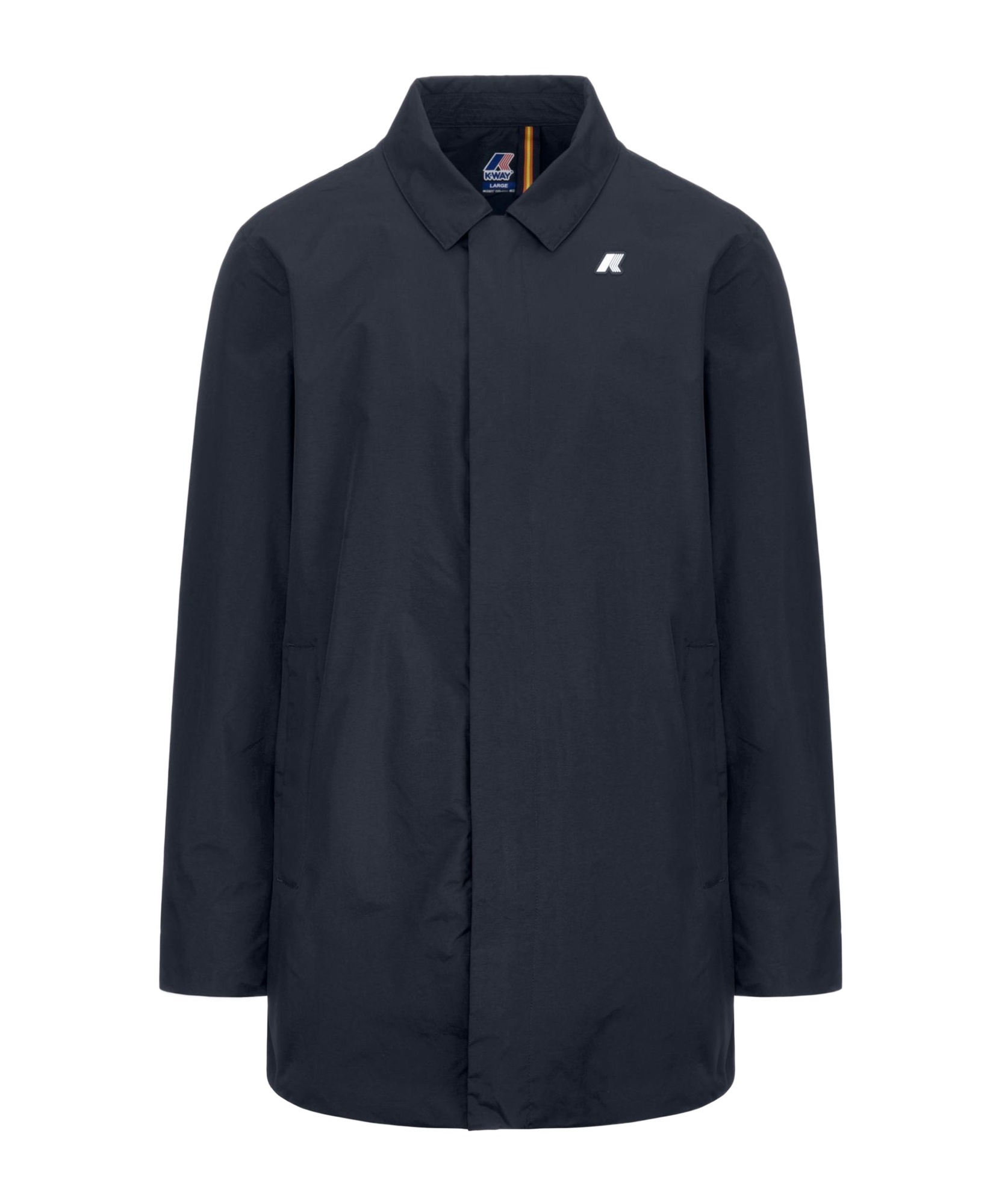 K-way Benny Warm Ottoman Jacket In Blue
