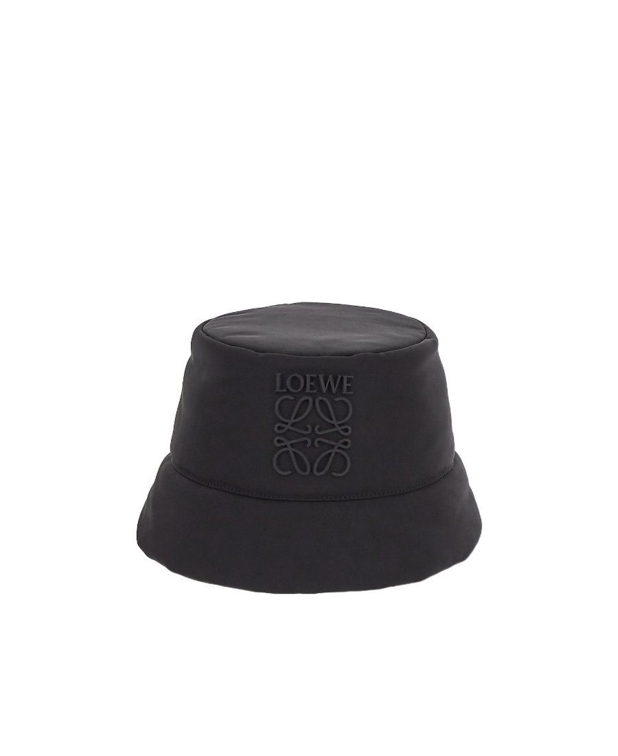 Loewe Anagram-motif Bucket Hat In Black