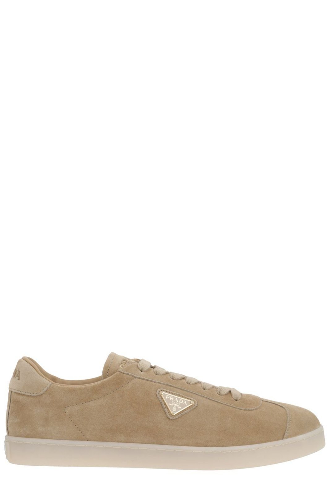 Prada Lace-up Sneakers In Brown