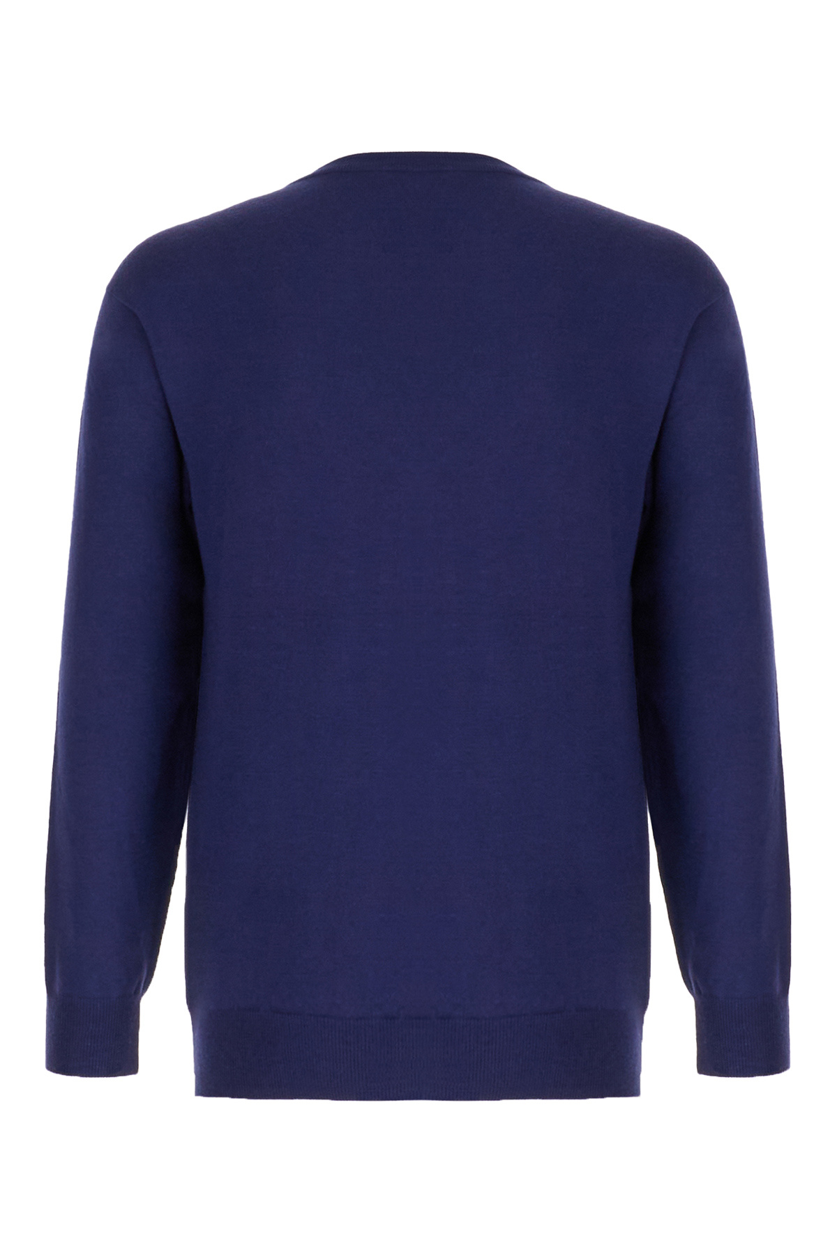 Moschino Blue Wool Sweater In Blue