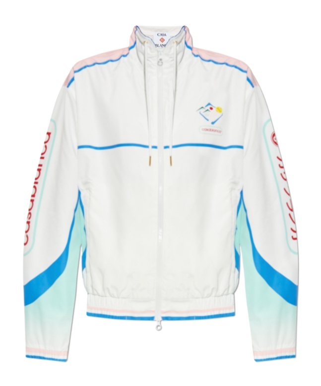 Casablanca Long Sleeve Casual Jacket In White