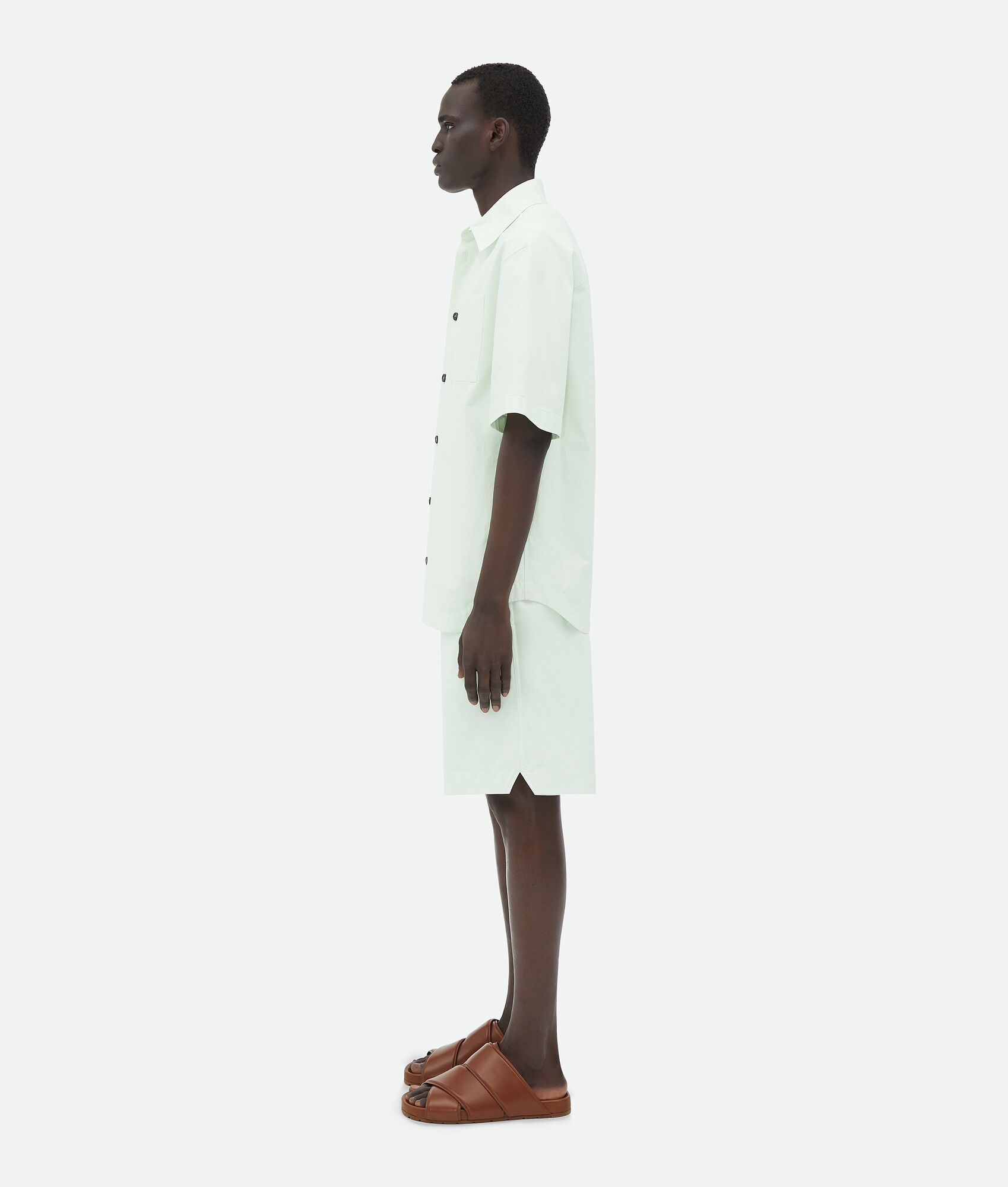 Bottega Veneta Brown Bridge Mule Sandals In Brown