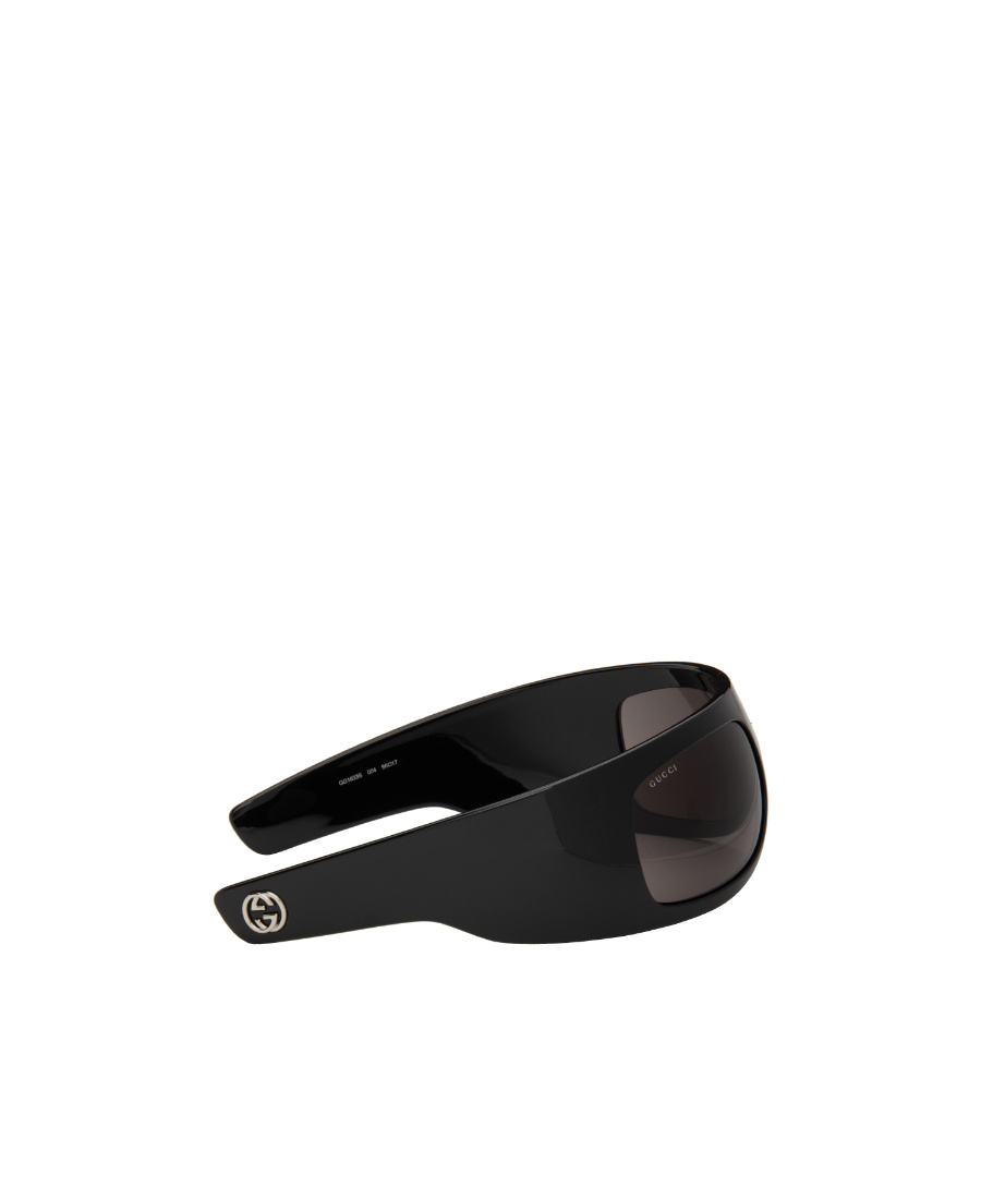 Gucci Mask-shaped Tinted Sunglasses In Black