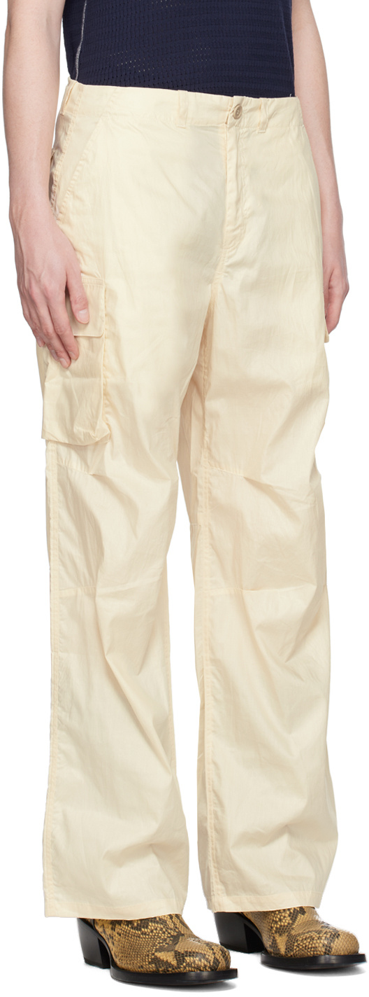 Our Legacy Off-white Mount Cargo Pants In White