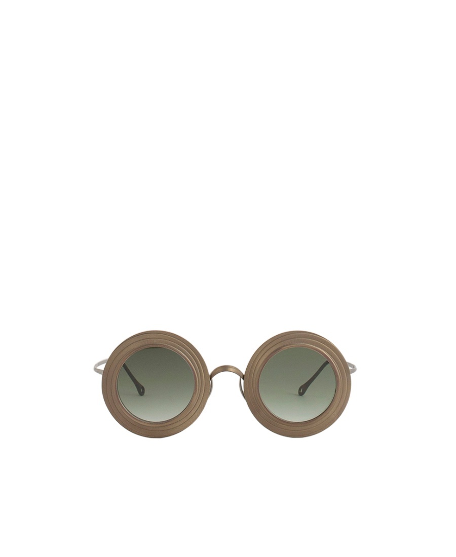 Uma Wang Logo Sunglasses In Gray