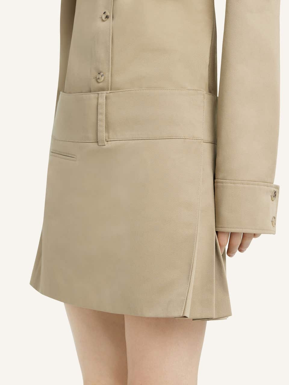 Courrèges Courregès Camel Mini Skirt