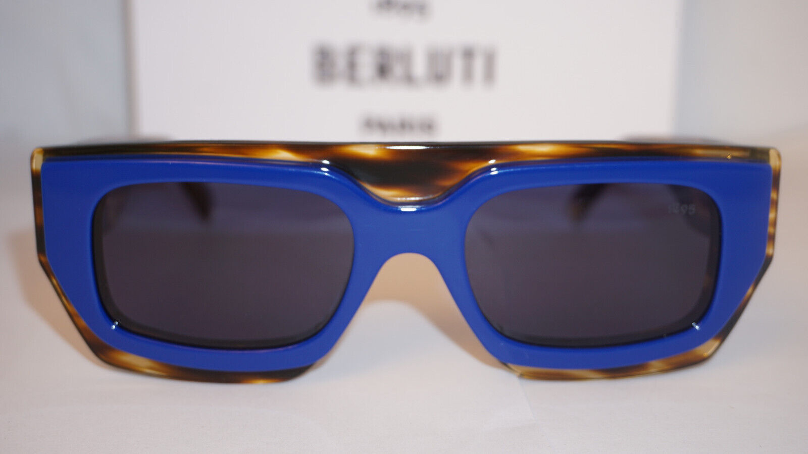 Berluti Logo Sunglasses In Black