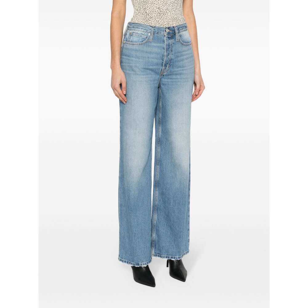 Shop Frame The 1978 High-rise Straight-leg Jeans In Blue