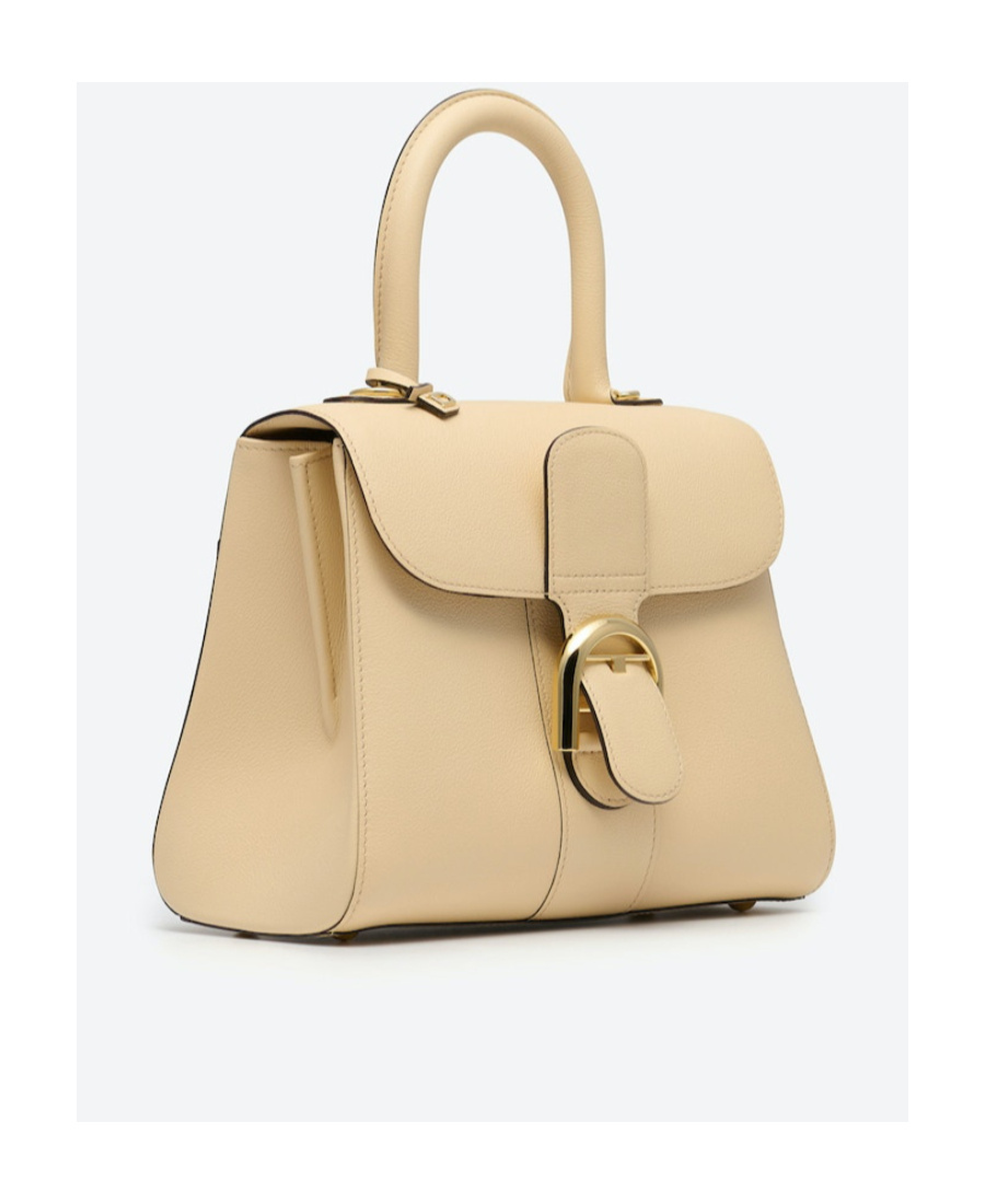 Delvaux Logo Shoulder Bag In Nude
