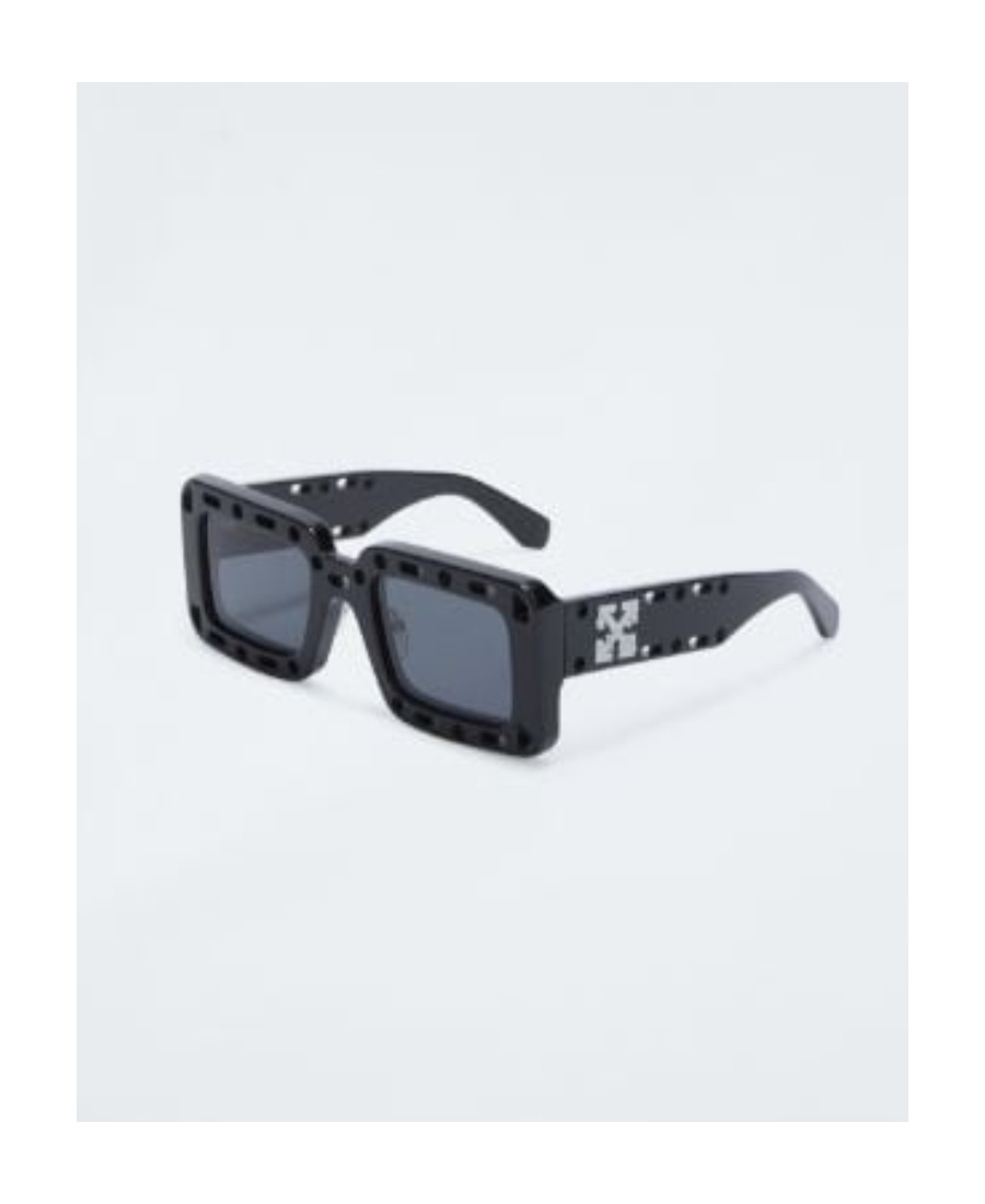Off-white Mercer Square-frame Sunglasses In Black