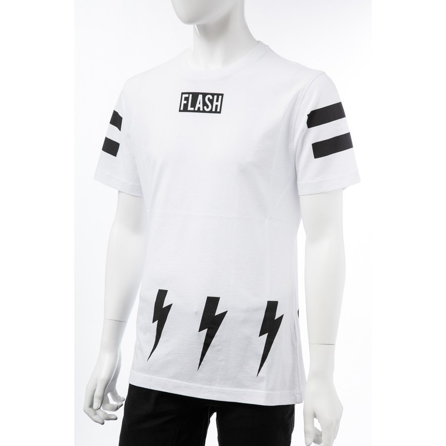 Hydrogen T-shirt With Round Neck And Short Sleeves In White