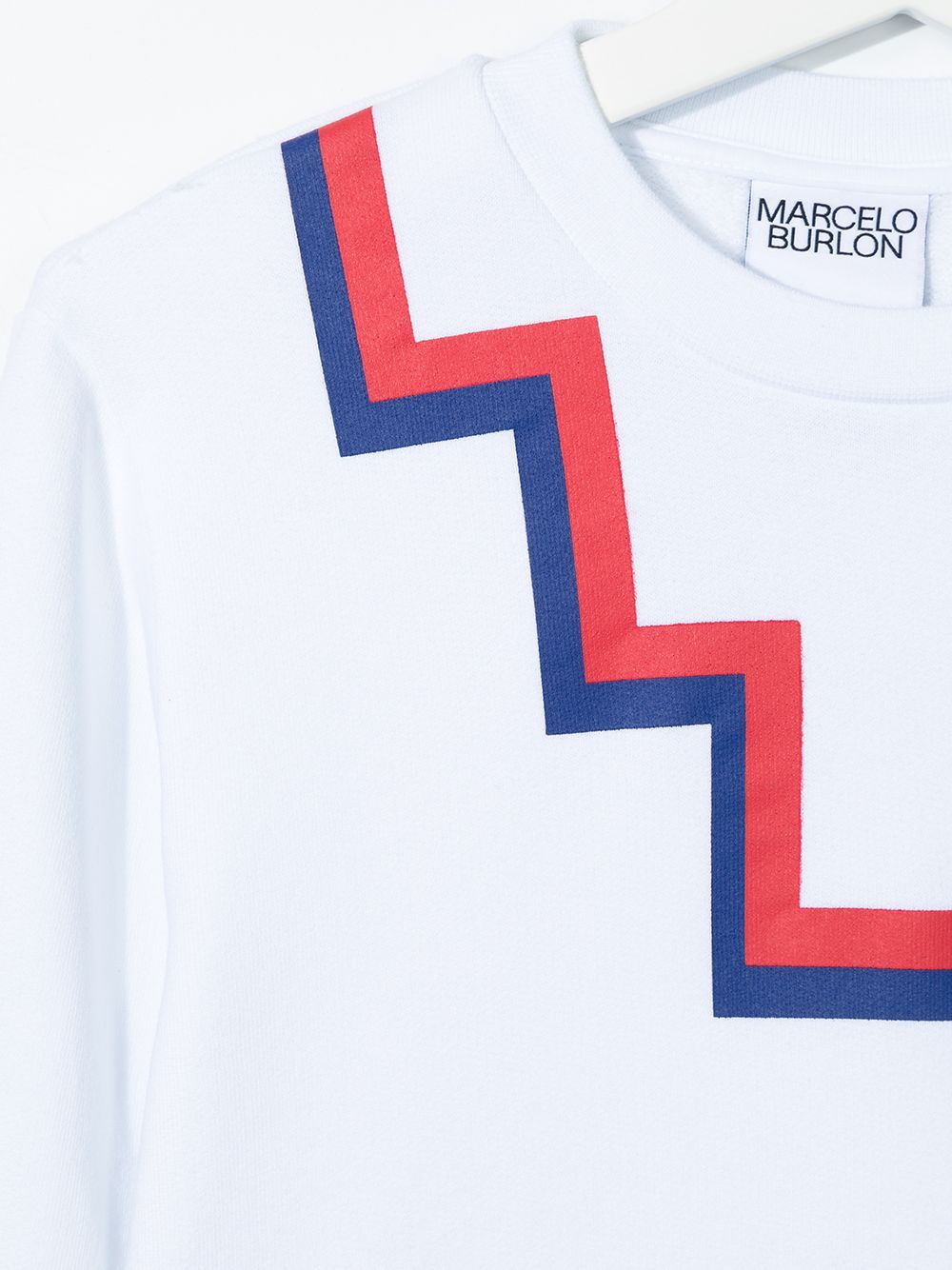 Marcelo Burlon County Of Milan Long-sleeved Sweater In White