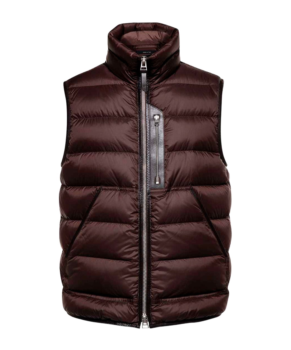 Tom Ford Padded Light Nylon Vest In Black