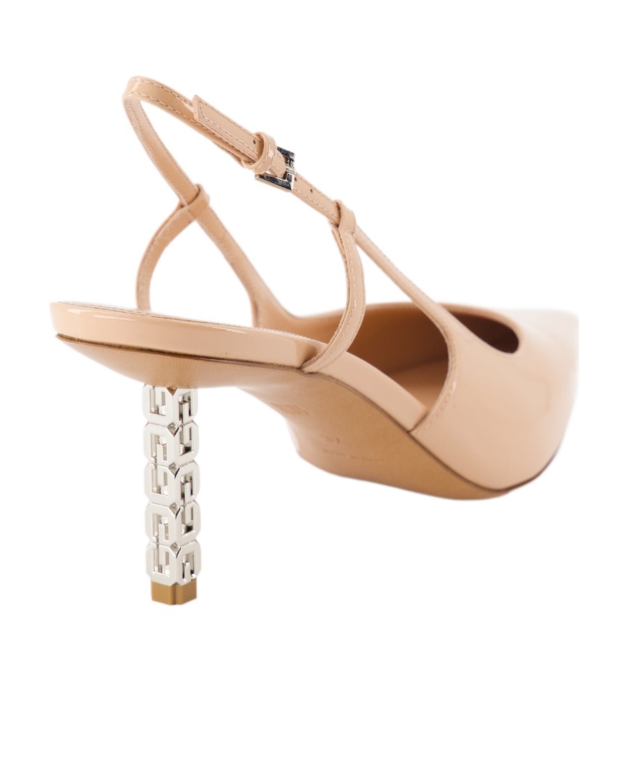 Givenchy G-cube Leather Pumps In Nude