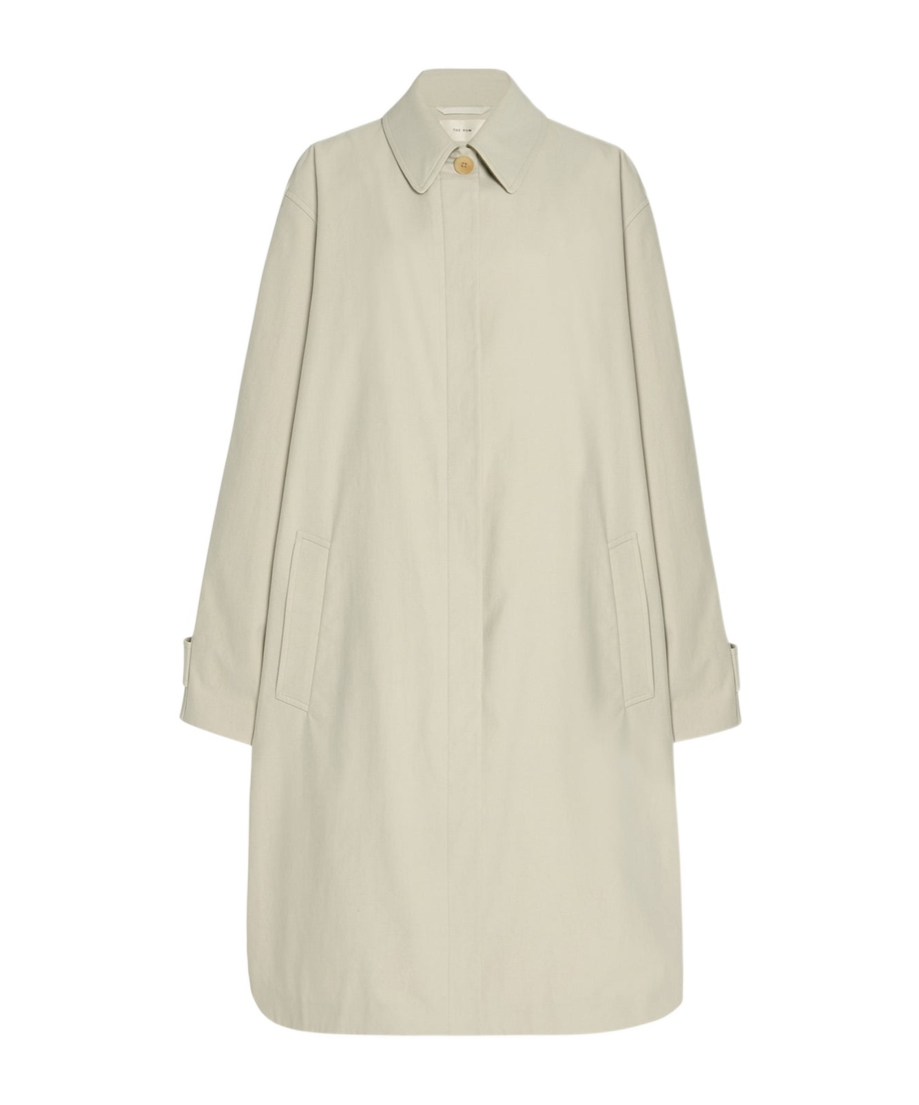The Row Pluma Cotton-blend Trench Coat In Brown