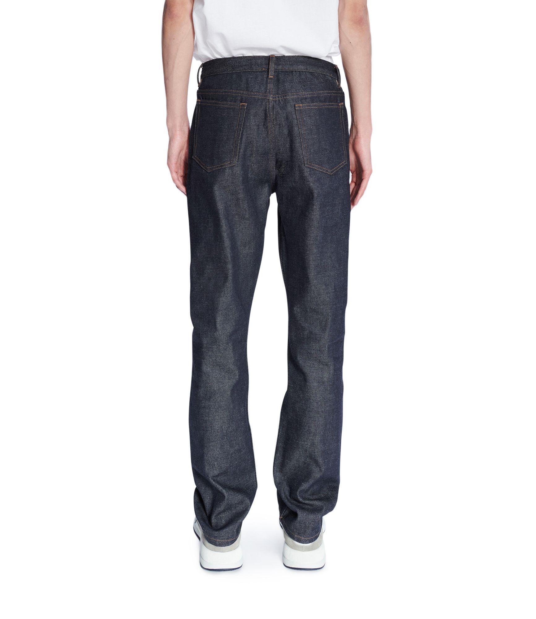 Apc High-rise Belt-loop Jeans In Black