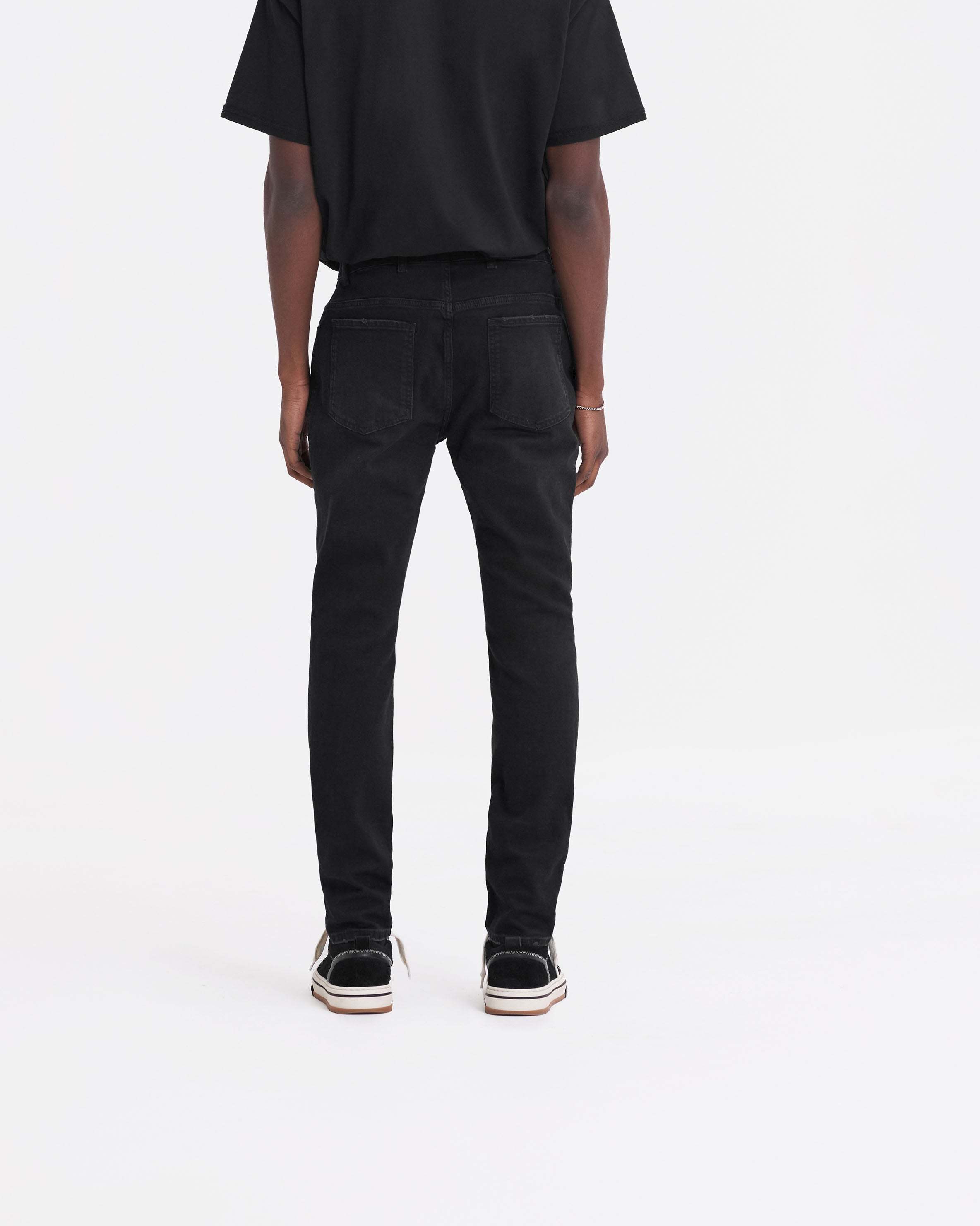 Represent R1 Destroyer Denim Slim-cut Jeans In Black
