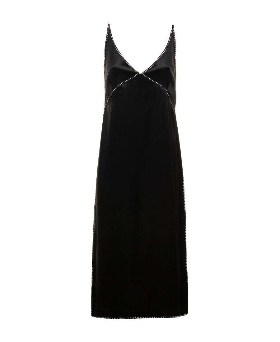 Dries Van Noten Suspender Dress In Black