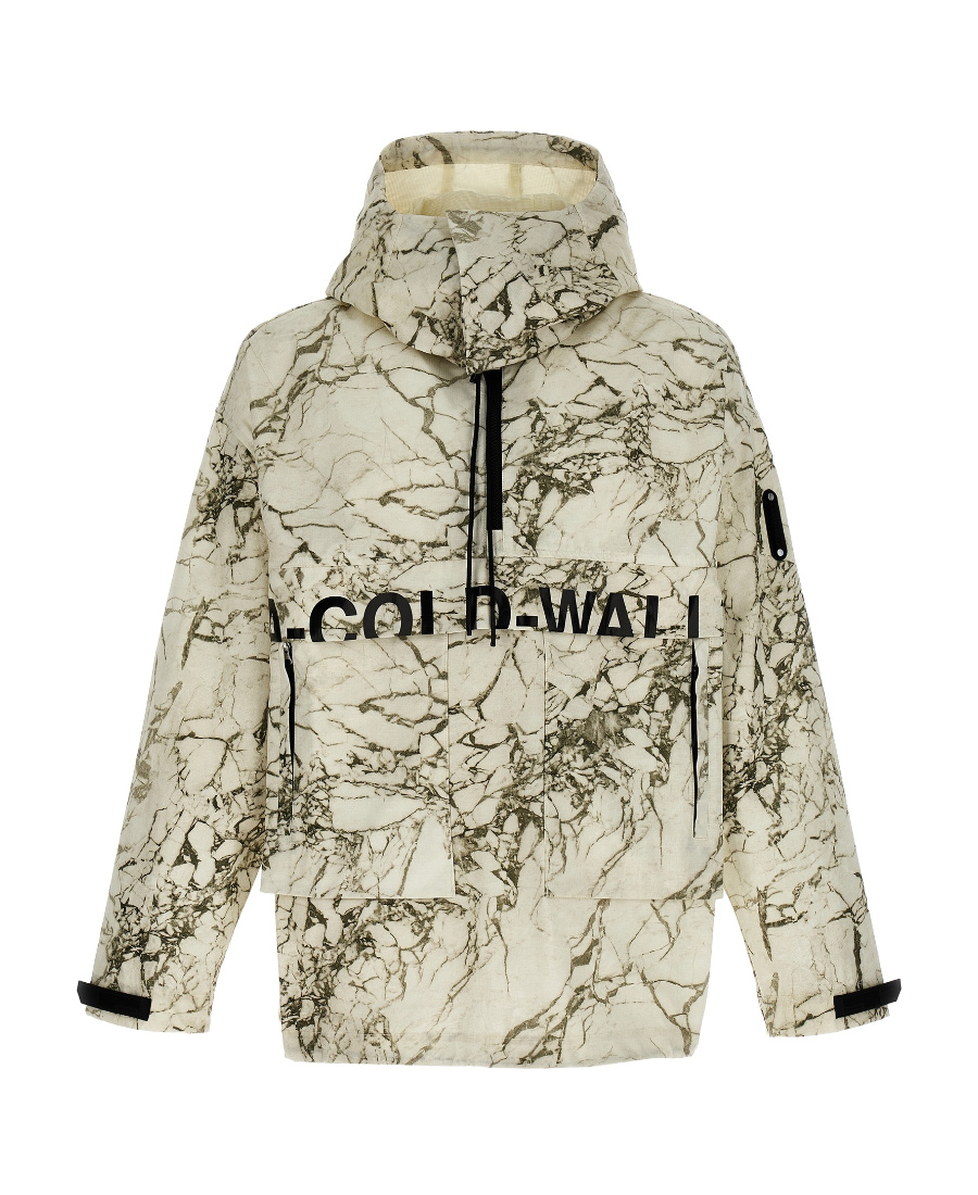 A-cold-wall* Long-sleeved Hooded Sweater In Nude