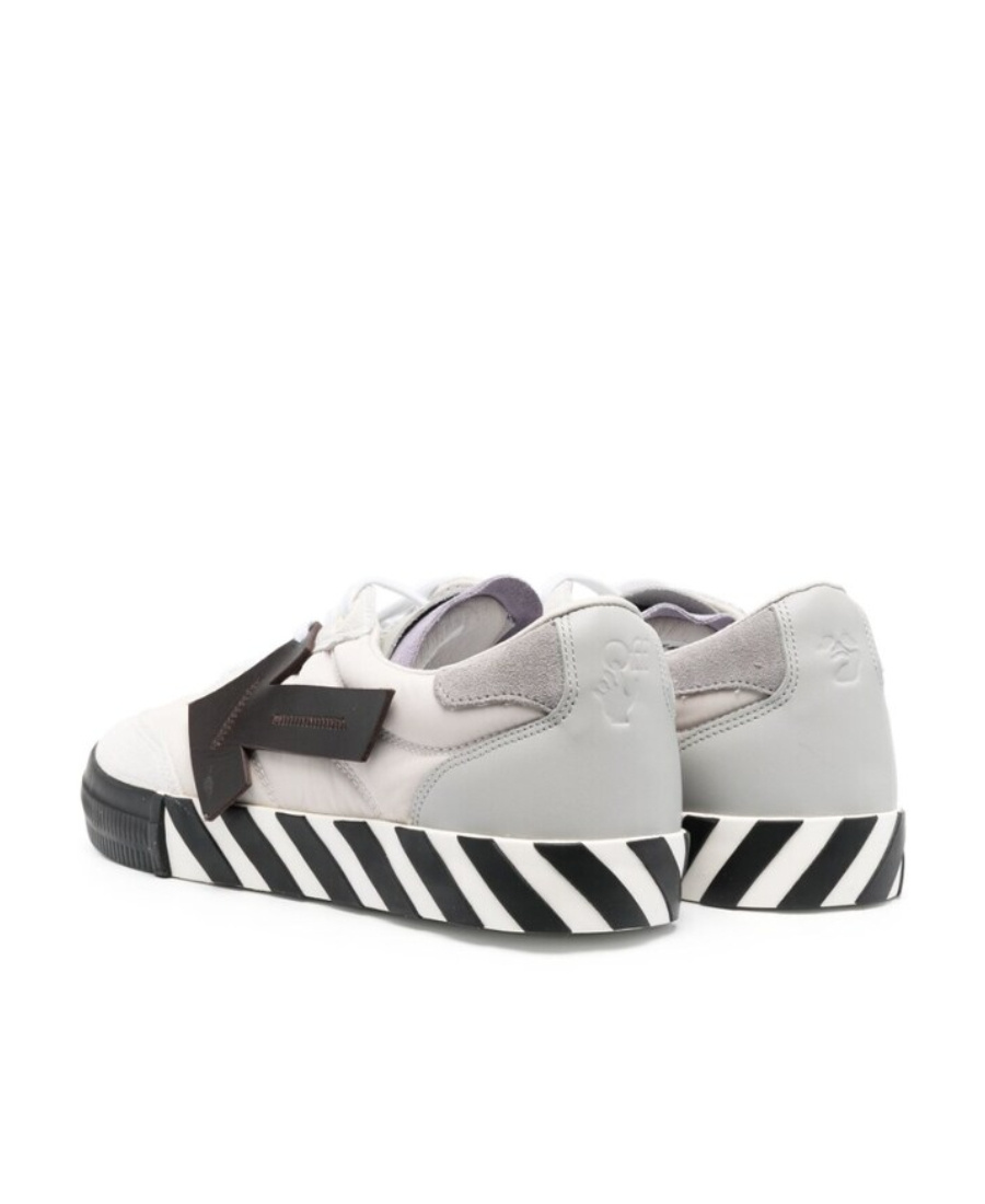 Off-white Logo-patch Low-top Sneakers In White