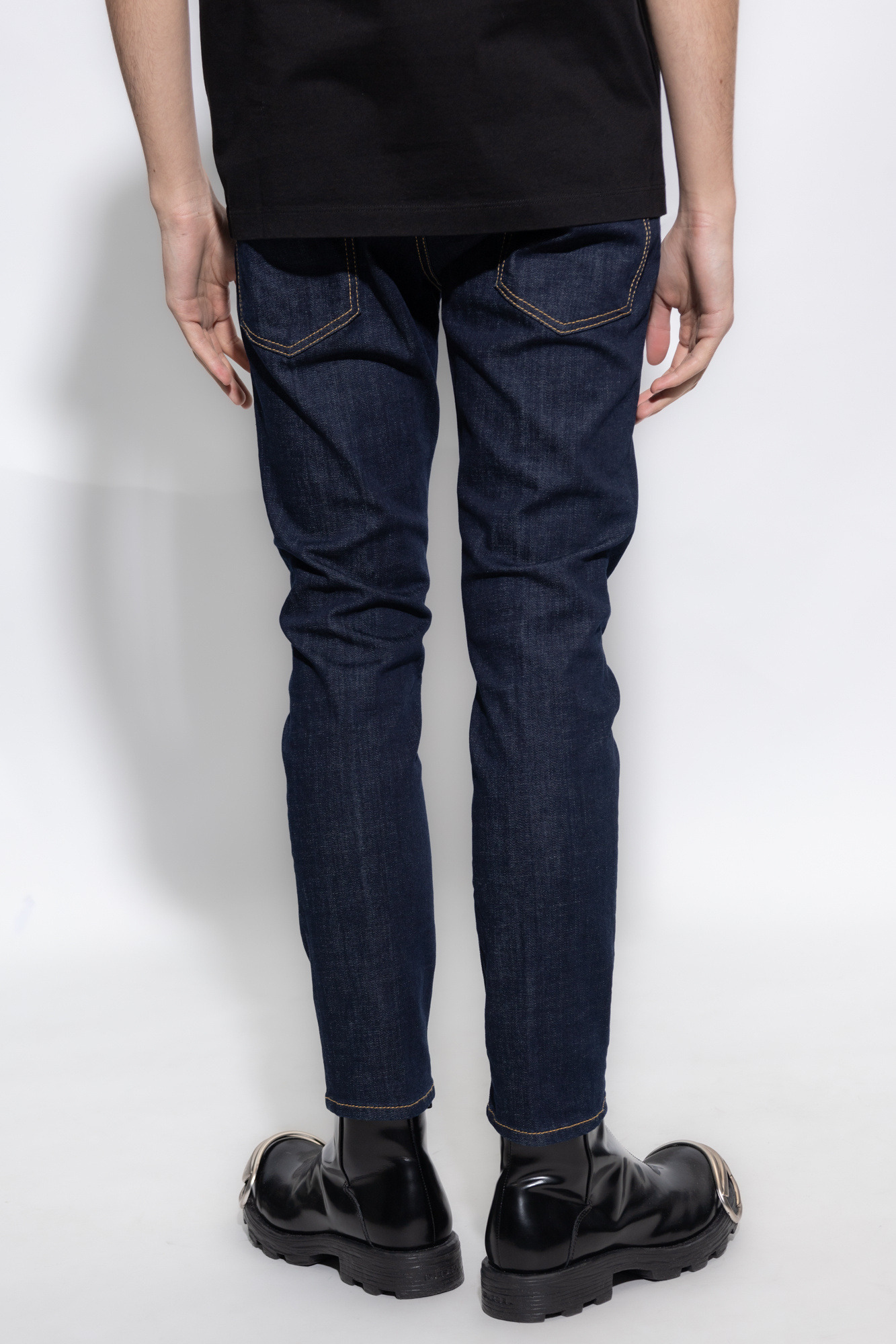 Dsquared2 Dsquared Men Cotton Jeans In Black