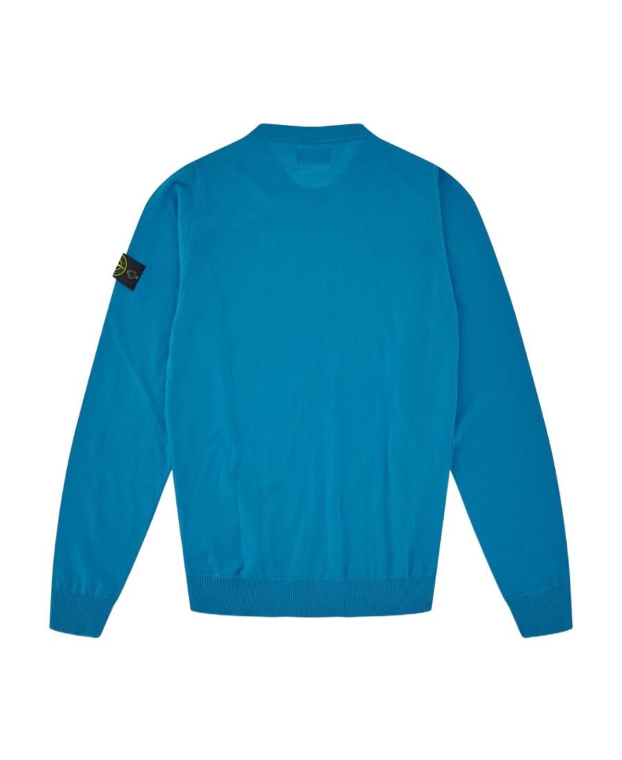 Stone Island Compass-motif Cotton Sweatshirt In Green
