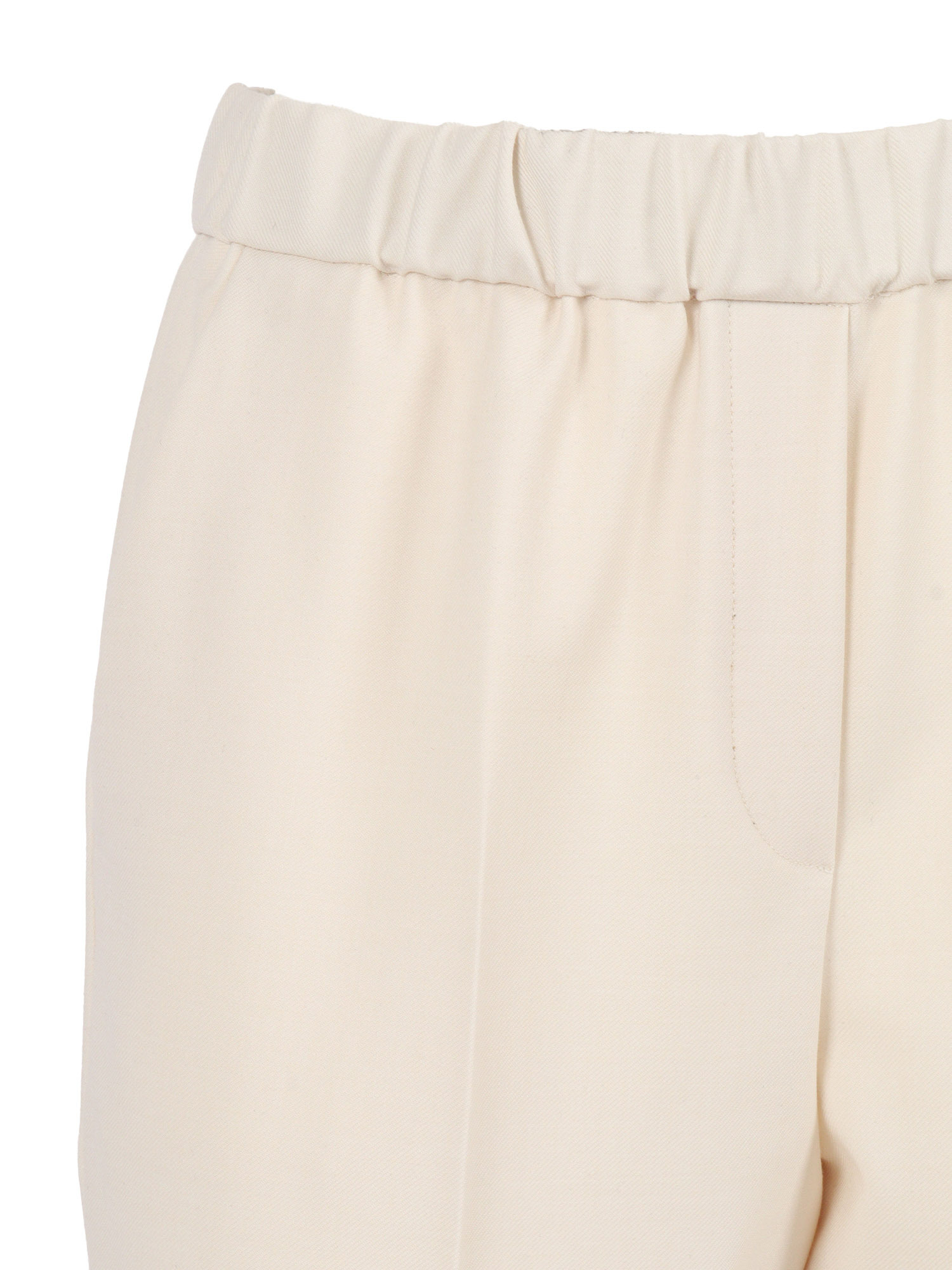 Antonelli Tailored High-waist Trousers With Subtle Front Pleats In Brown