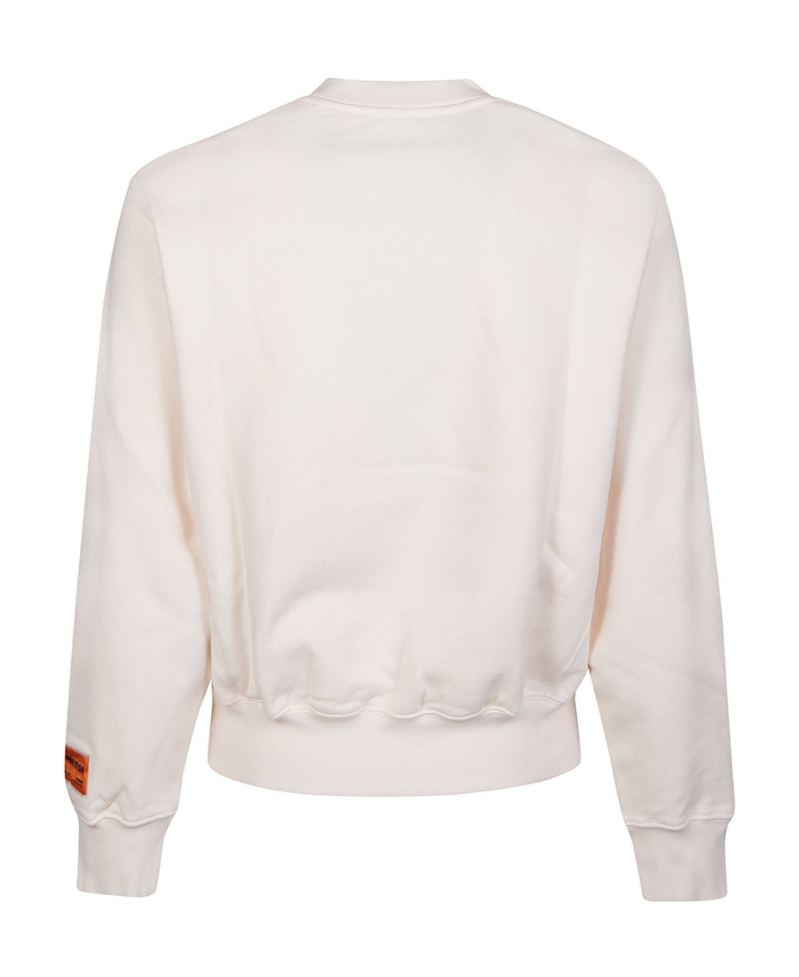 Heron Preston Logo Printed Crewneck Sweatshirt In White