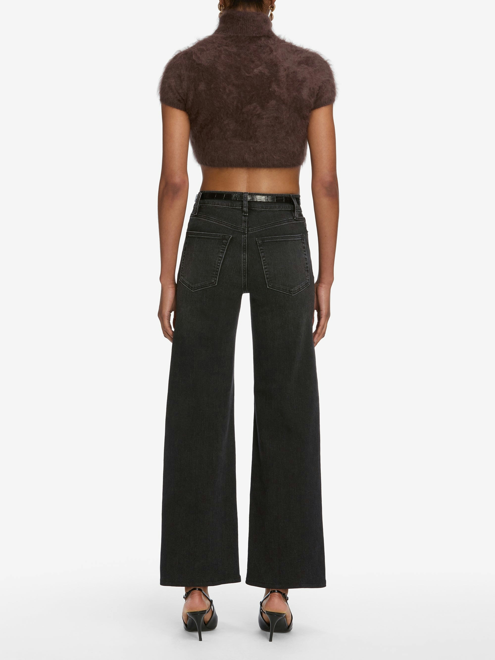 Frame Stretch-cotton Jeans In Black