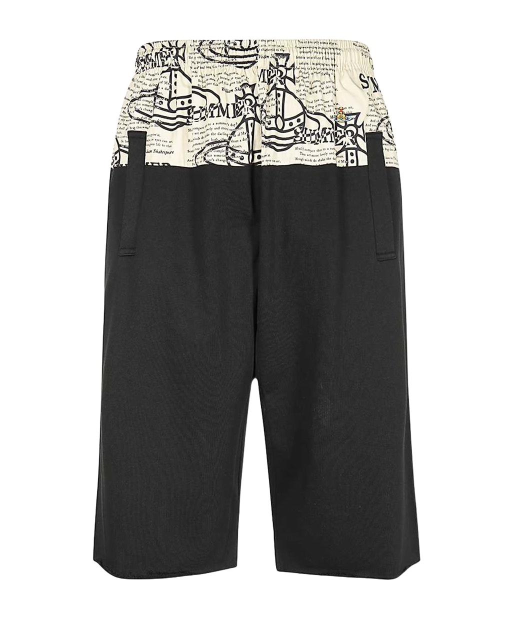 Vivienne Westwood Elasticated Waistband Kung Fu Shorts In Black