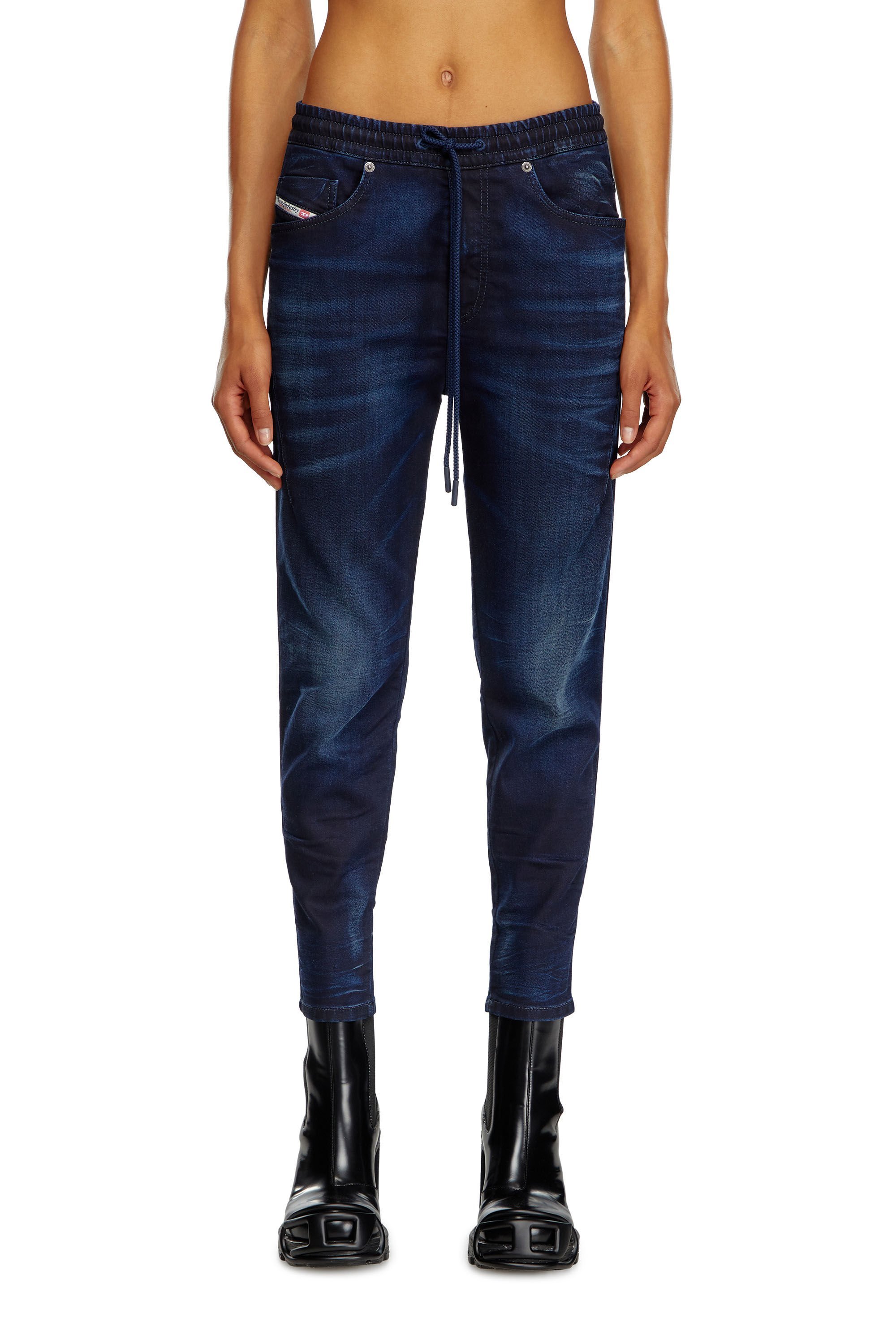 Diesel 2041 D-fayza Boyfriend Jeans In Black