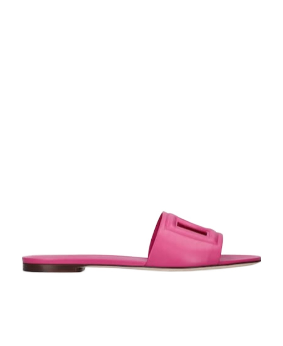 Dolce & Gabbana Bianca Logo Slippers