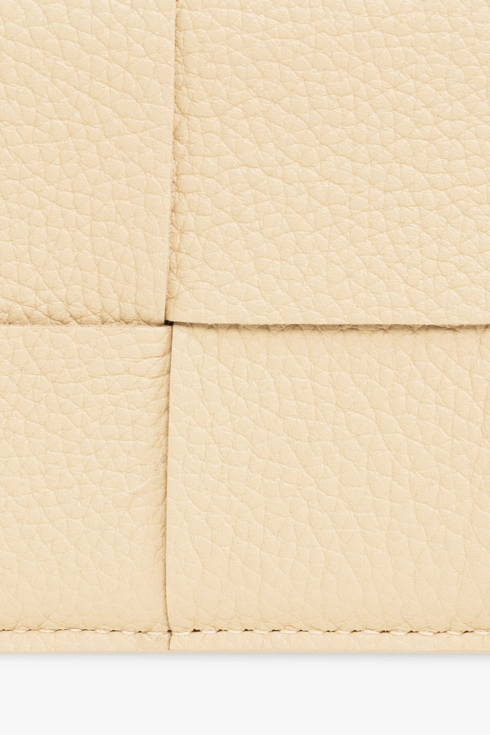 Bottega Veneta Intrecciato Zipped Card Case In Nude