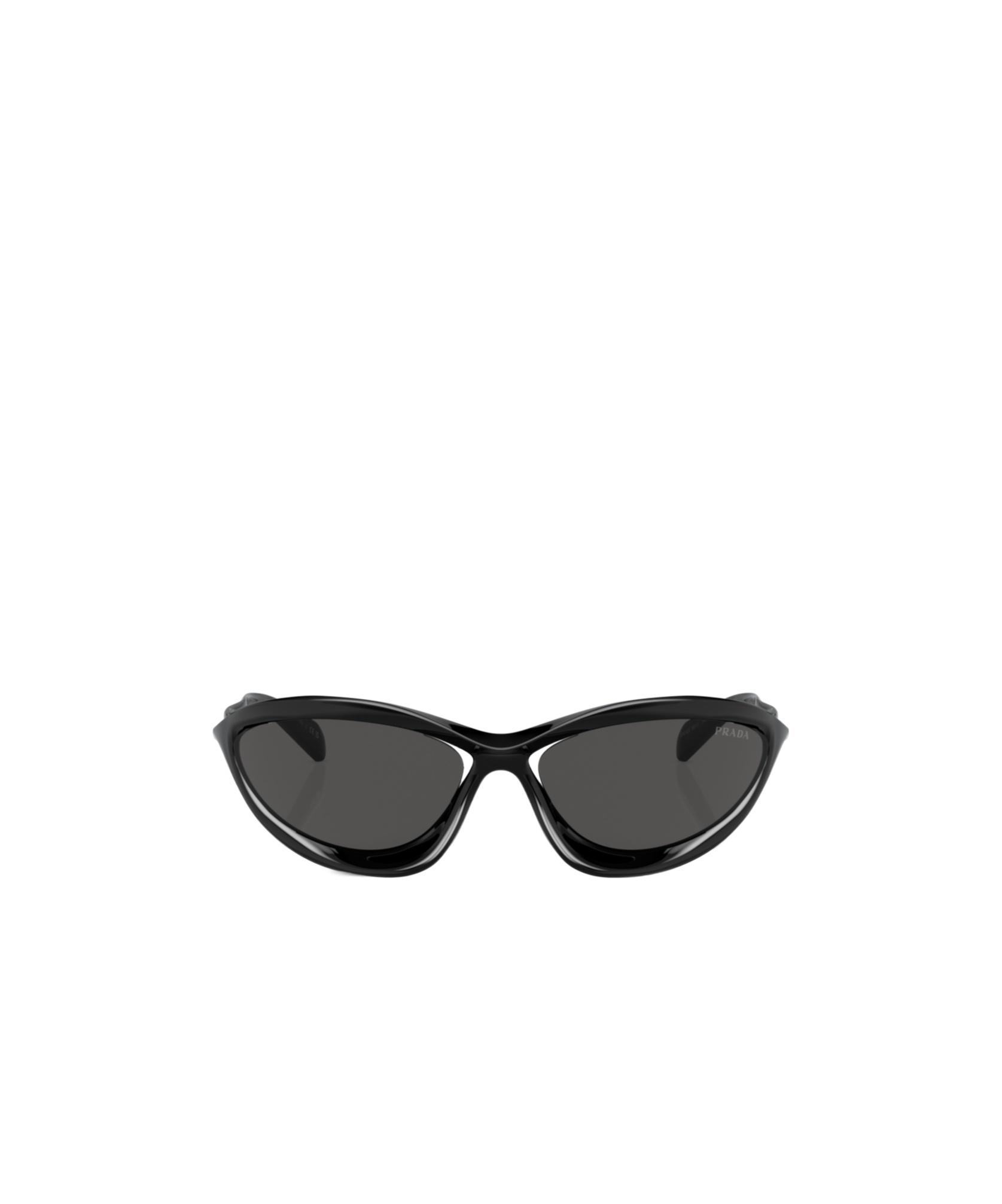 Prada Pr A23s Black Sunglasses In Black