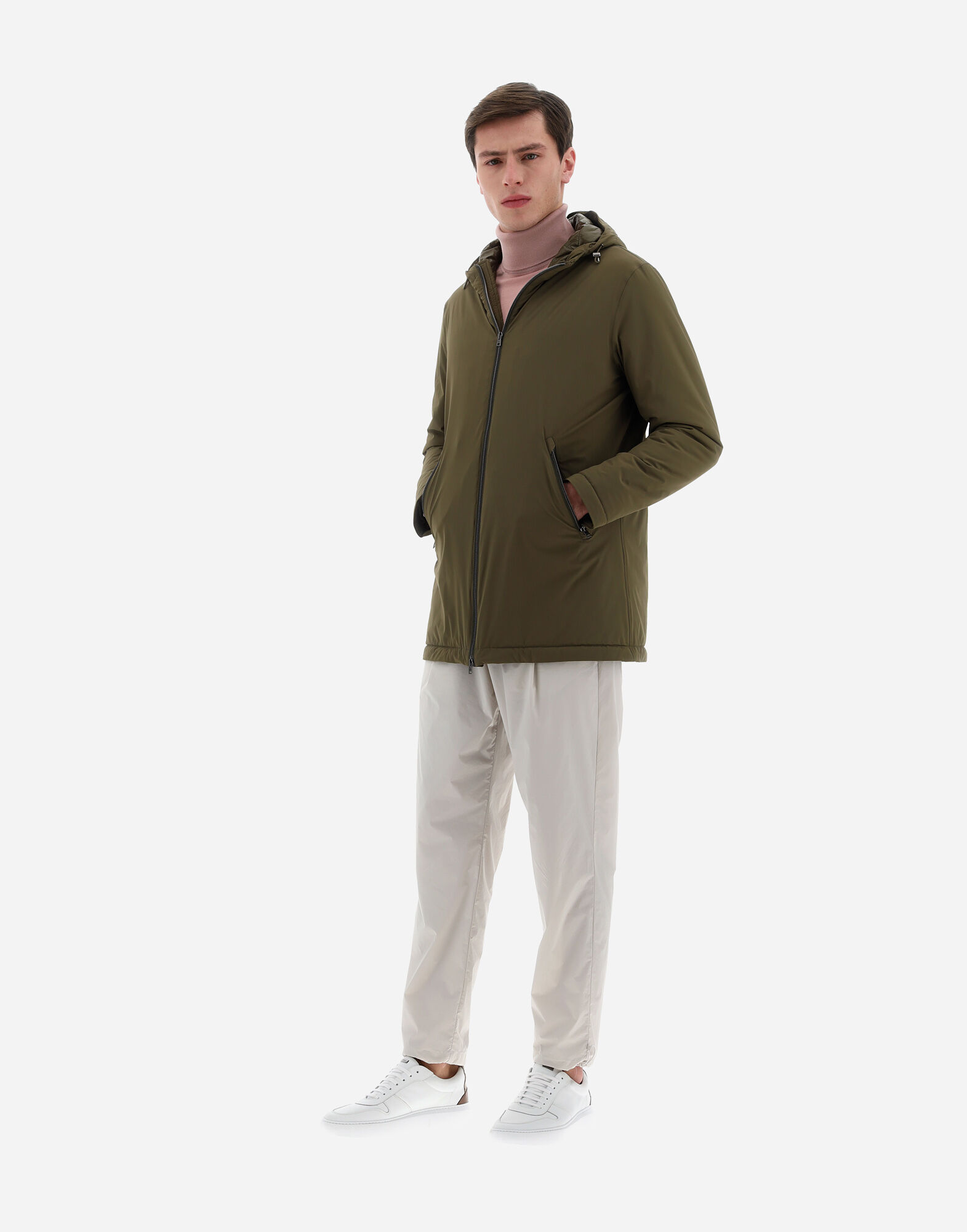 Herno Resort Ponente Hooded Parka In Green
