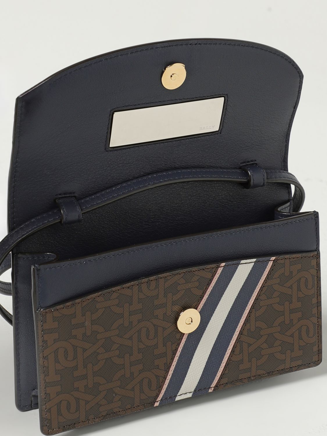 Bally Flip Shoulder Bag In Black