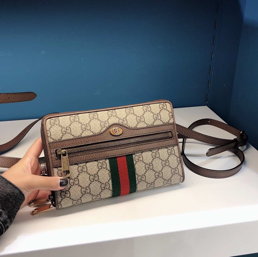 Gucci Ophidia Series Small Backpacks In Multicolor