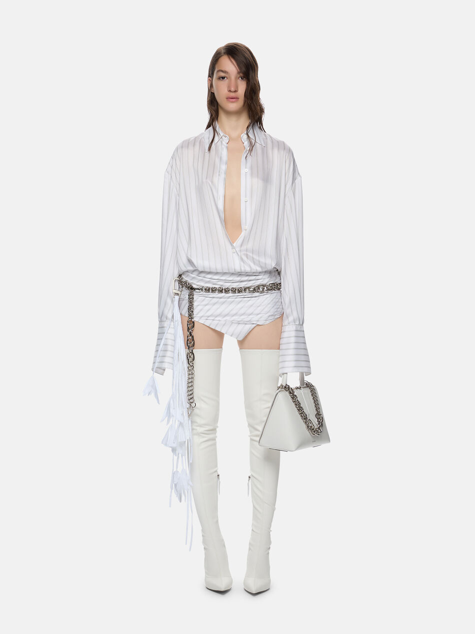 ATTICO SHIRT MINI DRESS