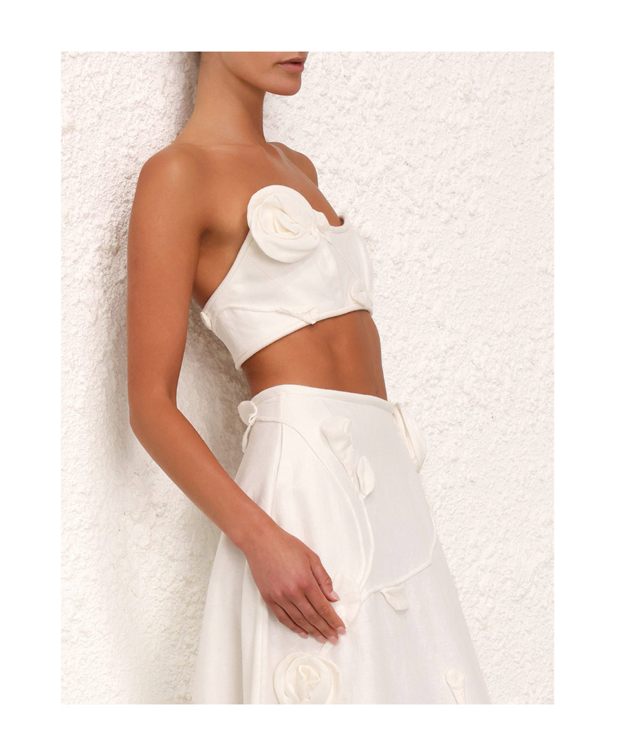 Zimmermann Matchmaker Rose Top In White