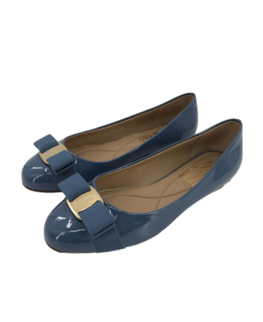 Ferragamo Logo Details Ballet Shoes In Multicolor