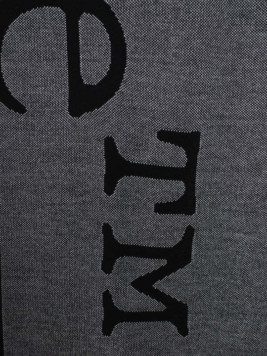Off-white Logo Scarf In Black
