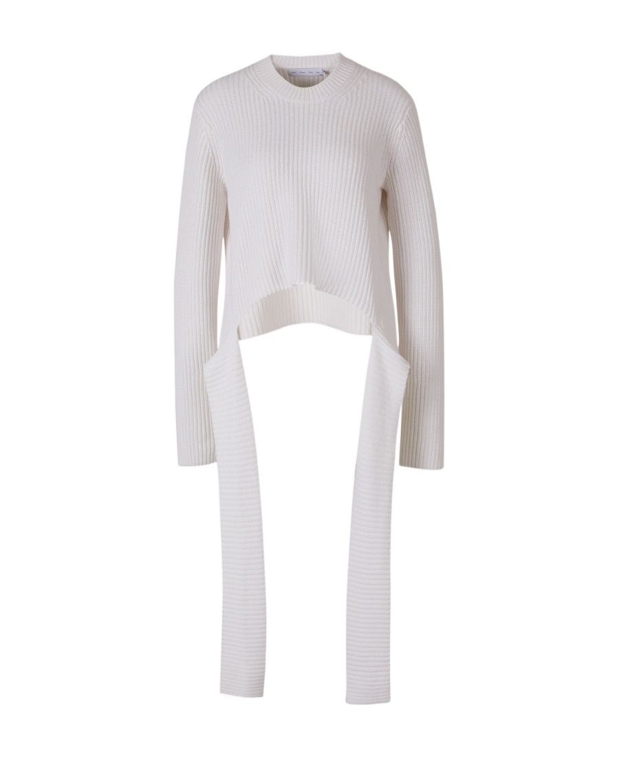 Shop Proenza Schouler Long-sleeved Sweater In White