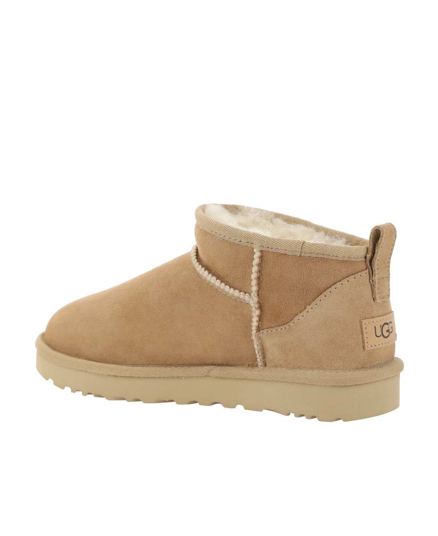 Shop Ugg Classic Ultra Mini Boots In Nude