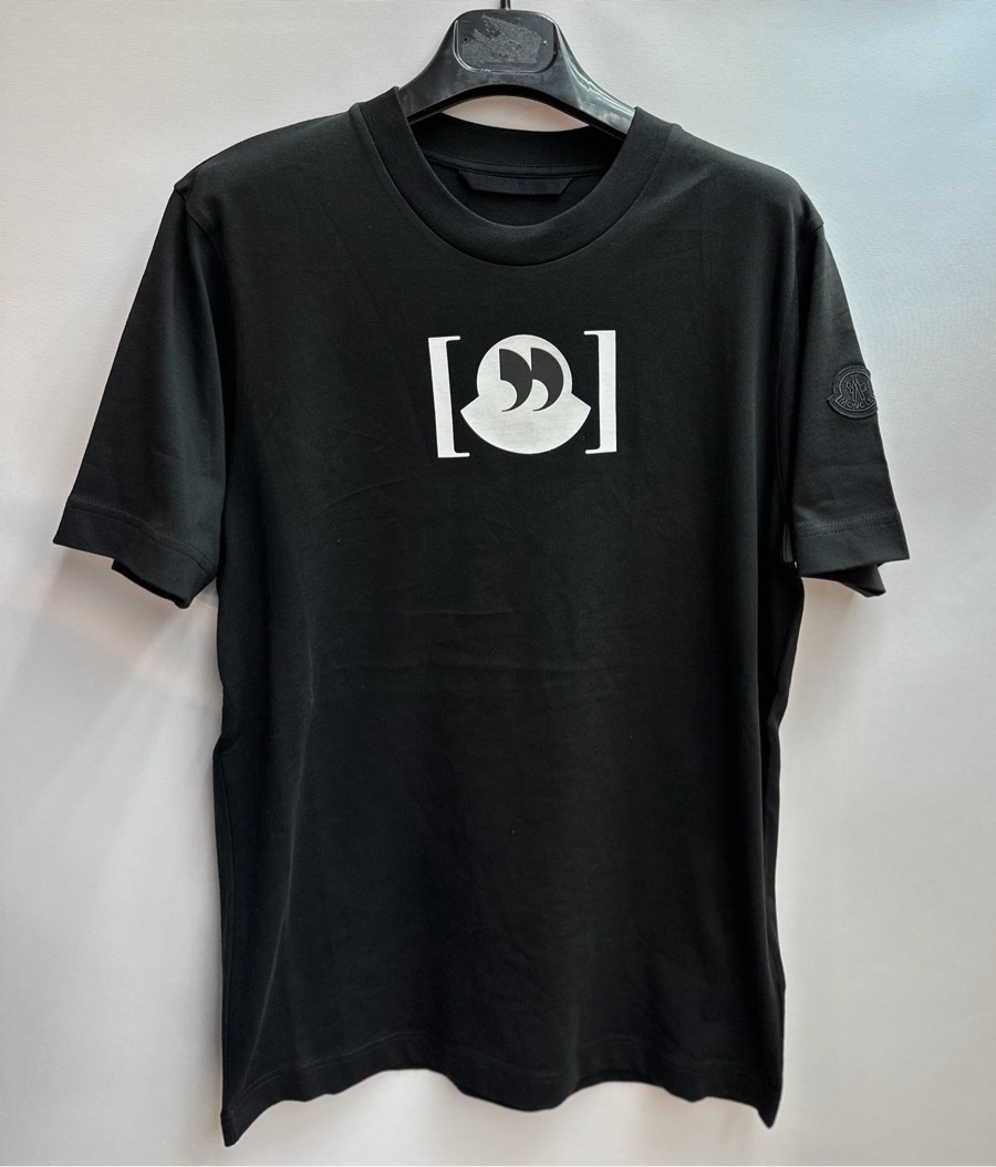 Moncler Short-sleeved T-shirt In Black
