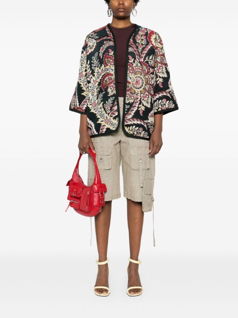 ETRO PATTERNED-JACQUARD BROCADE JACKET 