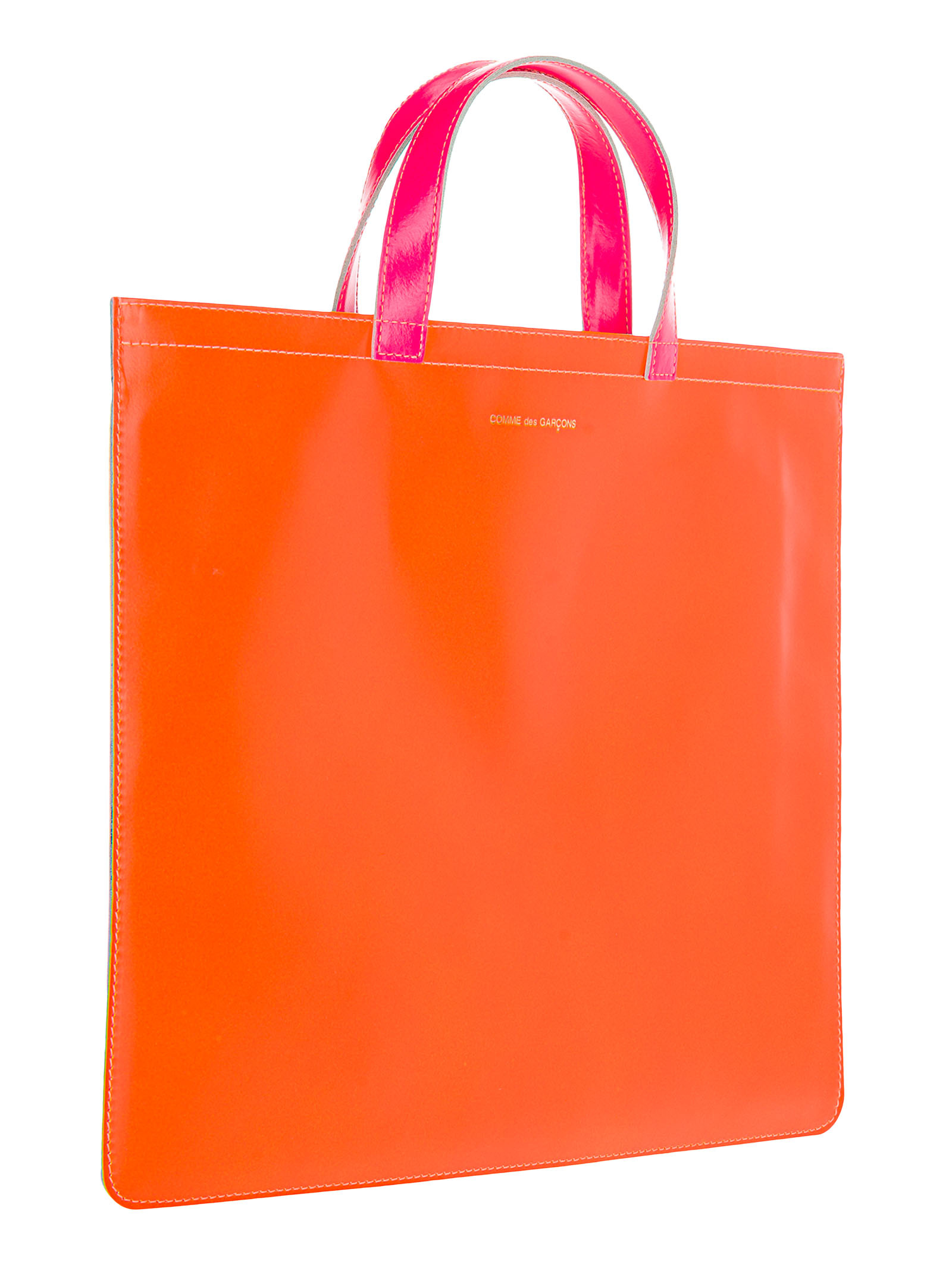 Comme Des Garçons Color Matching Handbag In Orange