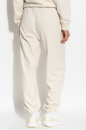 Woolrich Fleece Side-panel Track Pants In White