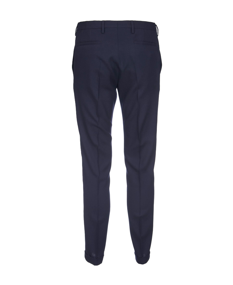 Paul Smith Mid-rise Straight-leg Trousers In Blue
