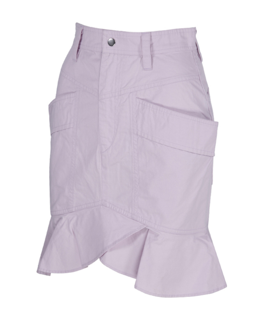 ISABEL MARANT ÉTOILE A HALF-LENGTH SKIRT AT THE EDGE OF A LOTUS LEAF