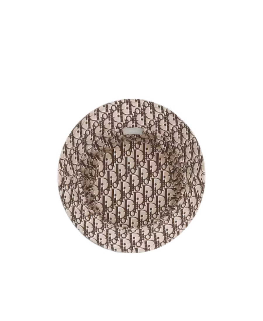 Dior Homme Logo Embroidered Reversible Hat In Nude